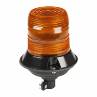 GROTE Flashing Beacon: Flashing Beacon, Amber, 6 5/8 in Overall Wd, 9 1/8 in Overall Ht, LED (MPN 78123)