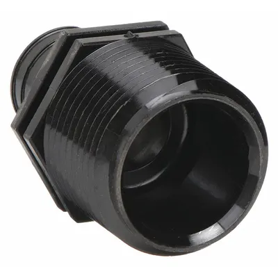 ZURN QQPMC33X Polymer Crimp-On Barbed Tube Fitting, 1/2 in ID x 1/2 in MNPT - Crimp-On Polymer Barbed Tube Fittings