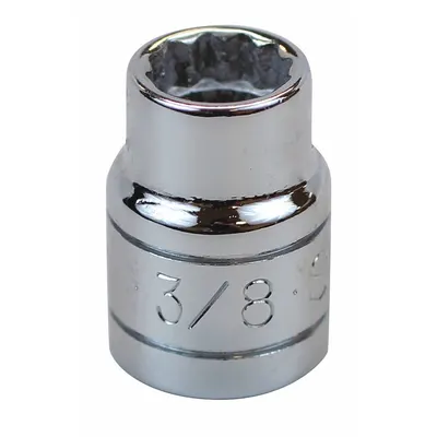 SK PROFESSIONAL TOOLS Socket: SAE, 3/8 in Drive Size, 3/8 in Socket Size, 12-Point, Std - 3/8" Drive Hand Sockets