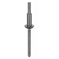 Blind Rivet,1.83 in L,0.1875 in dia,PK25: Inch, 1 53/64 in Overall Lg, 31/64 in Body Lg, Dome, 25 PK (MPN MBP-R6-M6-PKT)