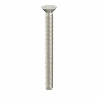 Tamper Resistant Screw: #10-32 Thread Size, 2 in Lg, Stainless Steel, Plain, Flat, Spanner, 25 PK (MPN 121957)