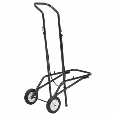 NATIONAL PUBLIC SEATING Furniture Hand Truck: 150 lb, For 12 Chairs, Flow-Back, Brown - Stacking-Chair Hand Trucks