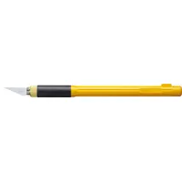 OLFA Precision Art Knife: 13/16 in Blade Lg, Steel, 6ZTK0/6ZTK1/6ZTK2/6ZTK5, Angled (MPN AK-4)