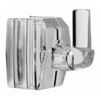 DELTA Rail Pin: Acrylic, 1 in Overall Ht, 1 in Overall Wd (MPN BAS4BX)
