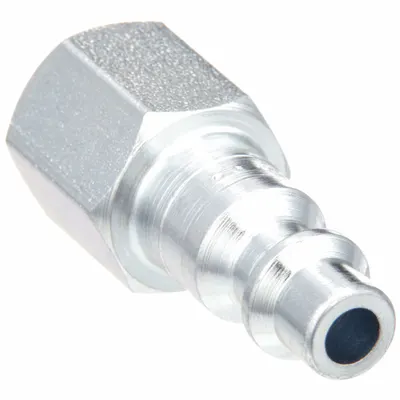 PARKER Quick Connect Hose Coupling: 1/4 in Body Size, 3/8 in Hose Fitting Size - Industrial Interchange Steel Quick-Connect Air Coupling Plugs