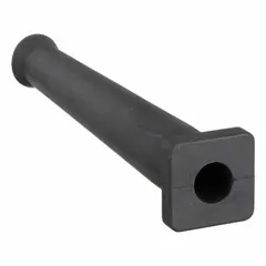 Replacement cord protector for compatible BLACK & DECKER drills. This component guards the power cord at the tool entry point, reducing wear and strain during operation. Helps maintain cord integrity and safe use.