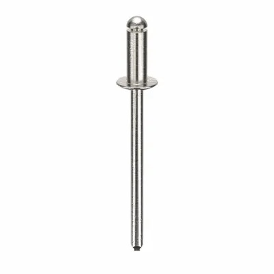 POP AVDEL Large Flange Blind Rivet, 0.122" dia, 1.409" L, 500 PK - Large Flange Blind Rivets