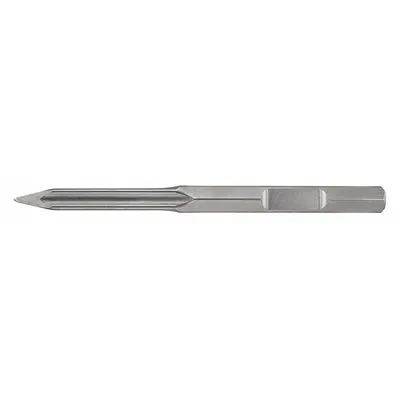 DEWALT Chisel Bit: 1 in Head Wd, 15 3/4 in Overall Lg, 21/32 in Shank Dia - Self-Sharpening Chisel Bits for Breaker & Demolition Hammers