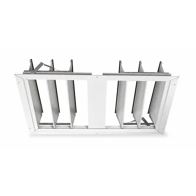 Dayton 36 in W x 37 3/4 in H Single Panel Ceiling/Roof-Mount Backdraft Damper - Ceiling/Roof-Mount Backdraft Dampers