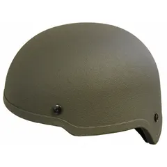 This Level IIIA ballistic helmet features a low-profile design constructed from Aramid. It includes a suspension system and is available in size L. Suitable for tactical, security, and law enforcement applications requiring Level IIIA protection.