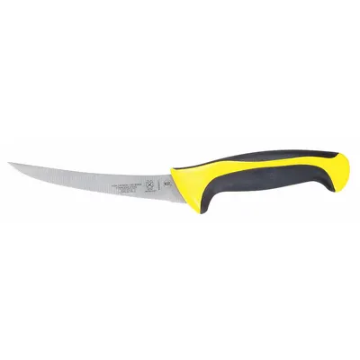 MERCER CUTLERY Boning Knife: Curved, 6 in Overall Lg, Steel Blade - Boning Knives