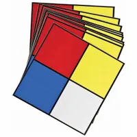 Placard: Vinyl, 5 in Ht, 5 in Wd, 0.004 in Thick, 5 in x 5 in, 10 PK (MPN 58501)