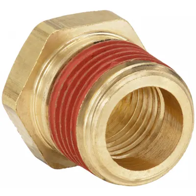 PARKER VS209P-4-2 Threaded High-Pressure Pipe Fitting with Sealant - Threaded High-Pressure Pipe Fittings with Sealant