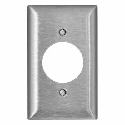 LEVITON Wall Plate: Single Circular Opening, 1 Gang - General Purpose Wall Plates