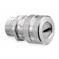 Liquid Tight Underground Cord Connector: Aluminum, 1/2 in MNPT, 0.25 in to 0.55 in, Silver (MPN UFC0001)