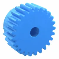 Machined Spur Gear: Module m 1.5, 25 Teeth, 8 mm Bore Dia, Nylon, 20° Pressure Angle, Plain Bore (MPN PS1.5-25)