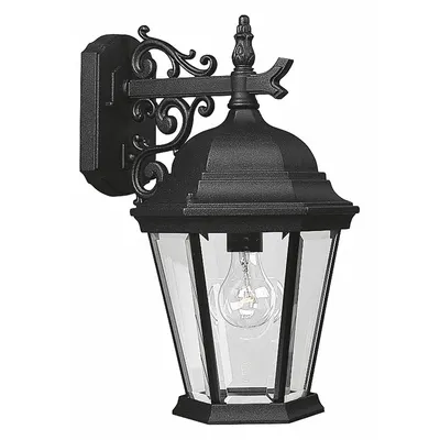 PROGRESS LIGHTING Wall Lantern: Incandescent, 100 W, 120V AC, 16 in Overall Ht - Bulb Dependent Decorative Wall Lights