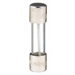 Time-delay cylindrical fuse from the GMD series, rated 630 mA and 250 V AC. The 5 mm x 20 mm body provides overcurrent protection in circuits with moderate inrush currents, such as those found in control panels and machinery.
