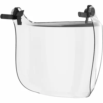 PIP Face Shield: Scratch-Resistant, Reusable, Clear - PIP Face Shield Assemblies for Hard Hats & Helmets