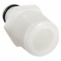 Quick Connection Insert: Insert, 1/8 in Pipe Size, NPT x MNPT, Acetal, White, 1 1/32 in Overall Lg (MPN PMC2402)