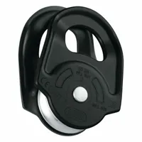 PETZL Pulley: Mounted, 1 Sheaves, For 1/2 in Rope Dia - Max, 1 1/2 in Sheave Outside Dia (MPN P50AN)