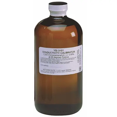 YSI Conductivity Calibration Solution: Lab, 1 pt Volume, 50,000 us/Cm, 3169 - Conductivity Standards