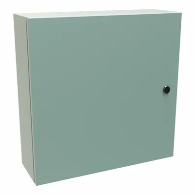 HAMMOND Electrical Enclosure: Steel, 20 in x 20 in x 6 in, NEMA 12/3R/4, Solid Cover - Steel Washdown Enclosures