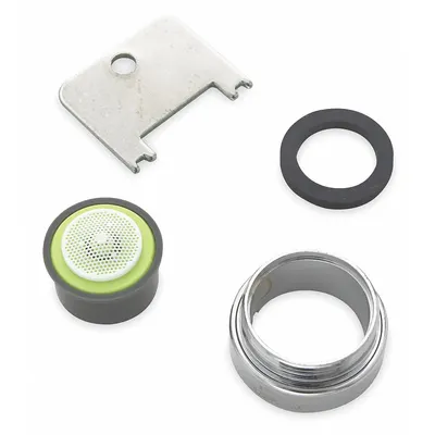 MOEN Outlet: 0.5 gpm Flow Rate, Aerated Flow Outlet, Brass, Chrome Finish - Faucet Aerators & Outlets