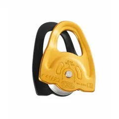Single-sheave mounted pulley for rope diameters up to 7/16 in. Sheave outside diameter of 31/32 in. Suitable for rope access, rescue, and rigging applications where a compact pulley is required.