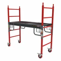 METALTECH Scaffold: Steel, 2.4 ft to 6 ft, 74 in x 29 in, 1,500 lb Load Capacity (MPN I-BMSS)
