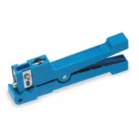 Cable Stripper: 1/8 to 1/4 in, For RG-58 Cable Designation, 3 1/2 in Overall Lg, Rounded Edge Blade (MPN 45-163)