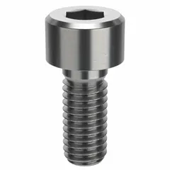 Metric standard socket head cap screw with M5x0.80 thread, 12 mm length, and 4 mm drive size. Made from 316 stainless steel (H5 grade) with plain finish and right-hand thread. Suitable for fastening components in machinery and equipment requiring corrosion resistance.