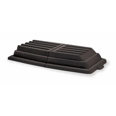 RUBBERMAID COMMERCIAL PRODUCTS Hinged Truck Lid: 61 in L 31 3/4 in W 8 3/4 in H - Hinged Lids for Tilt & Cube Trucks