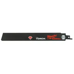 This 9-inch reciprocating saw blade features diamond grit for cutting tile, masonry, ceramic, porcelain, and stone. With a 0.04-inch blade thickness and cut width, it is designed for straight cuts and plunge cuts in rigid materials.