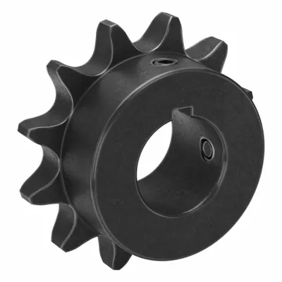 TSUBAKI Single Strand Sprocket: 60, For 3/4 in Chain Pitch, 1 3/16 in Bore Dia - Size 60 Fixed-Bore Roller Chain Sprockets