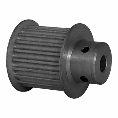 Dayton Timing Pulley: Modified Curvilinear, Fixed, For GT Timing Belt Section - GT Section Fixed-Bore Timing Pulleys with Hub