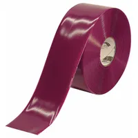 Floor Marking Tape: Extra-Durable, Solid, Purple, 4 in x 100 ft, 50 mil Tape Thick, Mighty Line® (MPN 4RP)