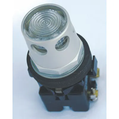 EATON Extended Push Button: Clear, 30 mm Mounting Size, Non-Metallic - Illuminated Extended-Length Push-Button Operators