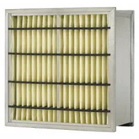 Rigid Cell Air Filter: 12 in x 24 in x 12 in, Fiberglass, Single Header, MERV 9