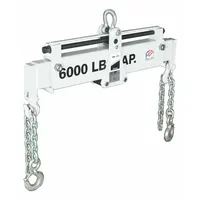Steel load leveling sling with 3-ton capacity, 32-inch overall length, and 5 3/4-inch overall height. Used for balancing and controlling heavy loads during lifting operations in automotive, industrial, and maintenance settings