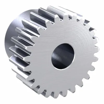 KHK GEARS Spur Gear: Module m 1, 25 Teeth, 8 mm Bore Dia, Stainless Steel, 20° Pressure Angle - Metric Spur Gears with Standard Hub