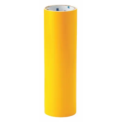 BRADY Shadow Marking Tape: Gen Purpose, Solid, Yellow, 12 in x 12 ft, 4 mil Tape Thick - General Purpose Floor Marking Tape