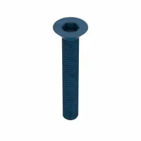 Socket Flat Head Screw: M10x1.50 Thread Size, 70 mm Lg, Flat, Blue Phosphate, Alloy Steel, 5 PK (MPN UST184124)