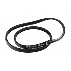 Replacement belt for Whirlpool washing machines and dryers. Transfers power from the motor to the drum to enable agitation and spin cycles. Genuine OEM part.