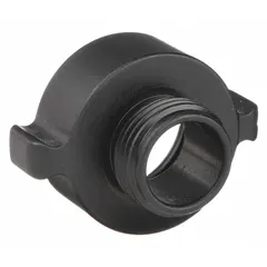 This aluminum rigid adapter connects fire hoses to standpipes or hydrants, bridging NPSH and GHT threads. It is used in fire protection systems, industrial water supply, and municipal firefighting setups where pipe size compatibility is needed. Straight configuration with 1 in x 3/4 in fitting size.
