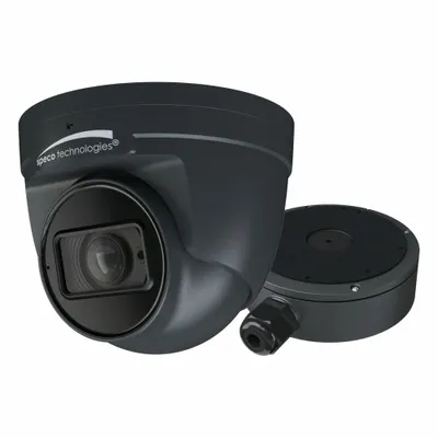 SPECO TECHNOLOGIES Camera: Turret, Zoom, 12 mm Max Focal Lg, 4MP, RJ45 - Varifocal Network IP Video Cameras