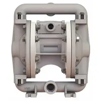 VERSAMATIC Double Diaphragm Pump: 316 Stainless Steel Body, 1/2 in, NPT Connection, 12 gpm, SS Seat (MPN E5SP2R229C)