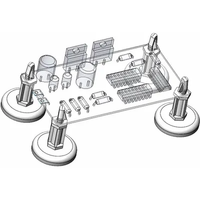 MAG DADDY Magnetic Mounting Kit: Threaded #6-32 (MPN PCBM100) - Threaded Rare Earth Magnetic Kits