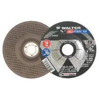 WALTER SURFACE TECHNOLOGIES Depressed Center Grinding Wheel: Type 27, 4 1/2" x 1/4" x 7/8", 24 Grit (MPN 08H450)