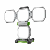 EGO Work Light: 56V ARC Lithium™, Work Light, 10,000 lm Max., 3 Modes, 10 in Max. Ht, 56V DC (MPN LT1000)